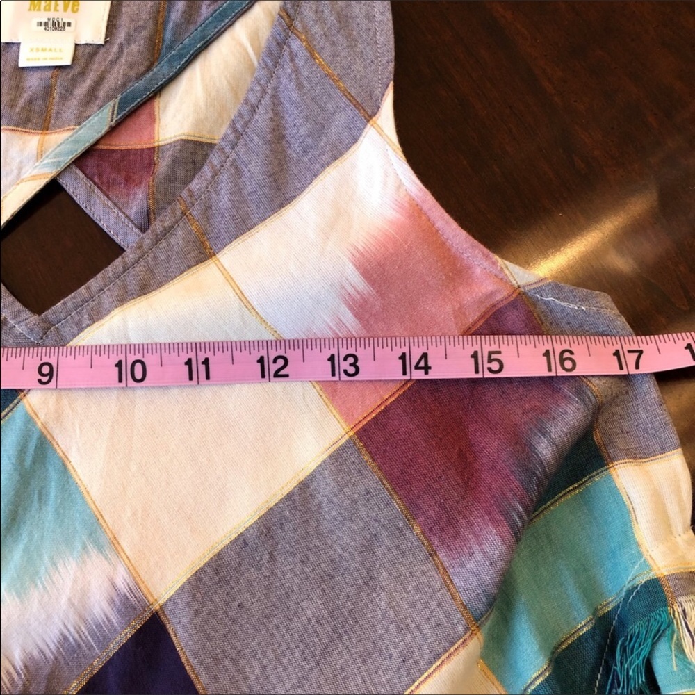 Anthropologie Maeve Patchwork Handkerchief Dress - Picture 11 of 15